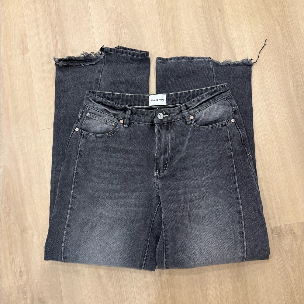 Abrand Charcoal Flare Jeans